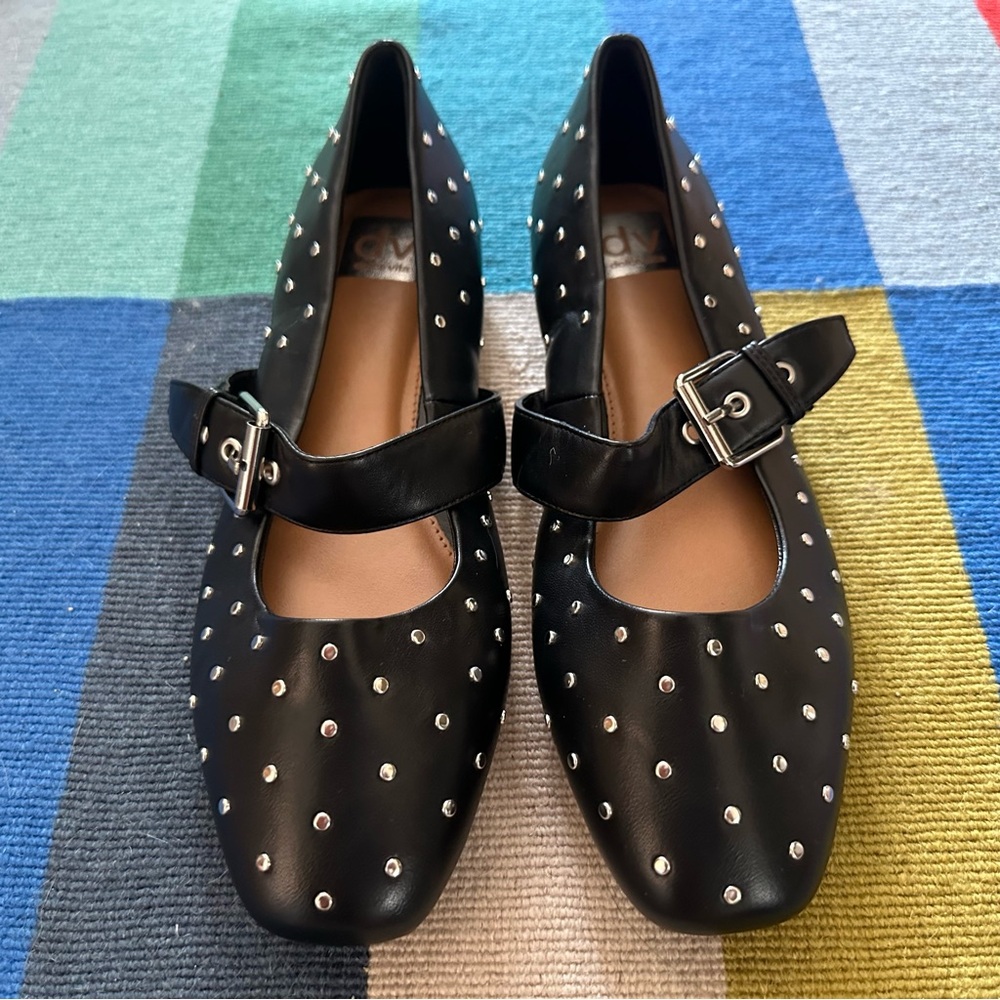 Dolce Vita mellie black studded ballet flats